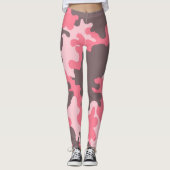 PINK CAMO-LEGGINGS LEGGINGS (Voorkant)