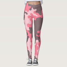 PINK CAMO-LEGGINGS