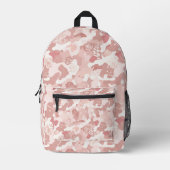 Pink Camouflage Pattern Bedrukte Rugzak (Voorkant)