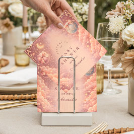 Pink Celestial Bows Clouds Baby Shower Servet