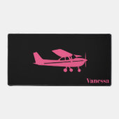 Pink Cessna Avion Girl Aviation Custom Office (Recto)