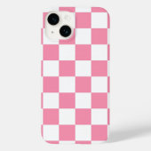 Pink Checkered Pattern Case-Mate iPhone Case (Achterkant)