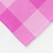 Pink Checkered Square Seamless Pattern  Fleece Deken (Hoek)
