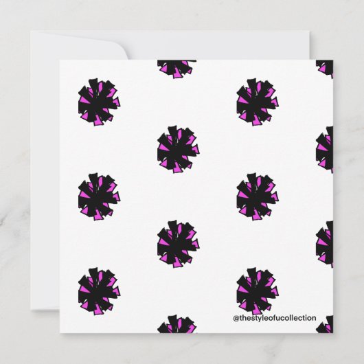 Pink Cheer #2 Invitation (Dos)