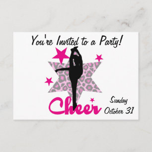 Pink Cheerleader Kaart