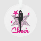 Pink Cheerleader Ornament (achterkant)