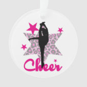 Pink Cheerleader Ornament (voorkant)