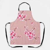 Pink Cherry Blossom Branches Pattern Schort (Voorkant)