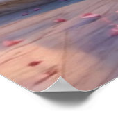 Pink Cherry Blossom Fountain Marble Arch Poster (Coin)