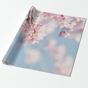 PINK CHERRY BLOSSOM IN CLOSE UP FOTOGRAPHY CADEAUPAPIER