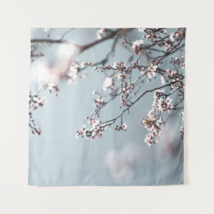 PINK CHERRY BLOSSOM IN CLOSE UP FOTOGRAPHY WANDKLEED