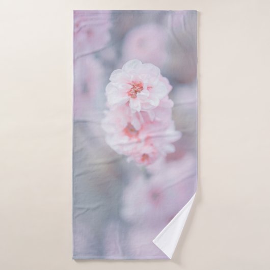 PINK CHERRY BLOSSOM IN CLOSE UP PHOTOGRAPHY (Serviette de bain)