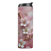 Pink Cherry Blossom - Spring Vibes Thermosbeker (Gedraaid links)