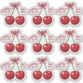  Pink Cherry Coquette Sticker | Girly Kindle  (Devant)