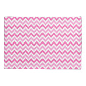 Pink Chevron Breast Cancer Awareness Pattern Kussensloop (Achterkant)