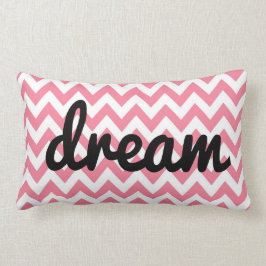 Pink Chevron Inspirerend Pillow | Dream Kussen