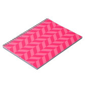 Pink Chevron Journal d'écriture tendance (Côté gauche)