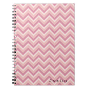 Pink Chevron Notitieboek