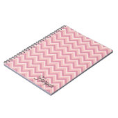 Pink Chevron  Notitieboek (Linkerzijde)