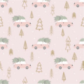 Pink Christmas Stickers (Voorkant)