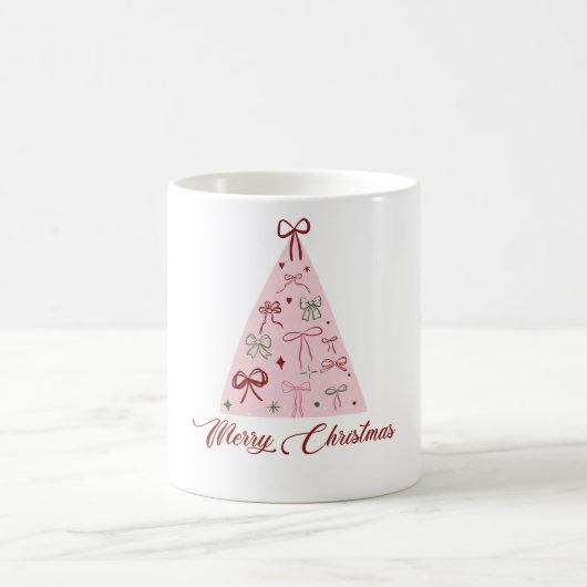 Pink Christmas Tree Mug Koffiemok (Center)