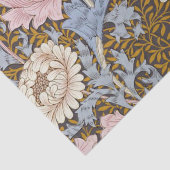 Pink Chrysanthemum Flowers William Morris Tissuepapier (Detail)