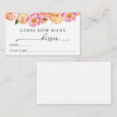 Pink Citrus Devine Combien De Baisers Carte Boîtie (Devant / Derrière)