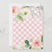 Pink Classic Picnic Birthday Invitation (Dos)