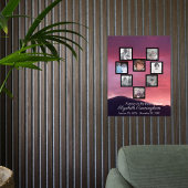 Pink Clouds at Sunset Photo Collage Heart  