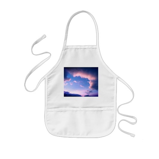 Pink clouds kinder schort (Voorkant)