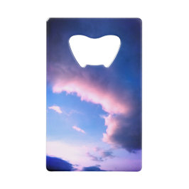 Pink clouds kredietkaart flessenopener