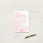 Pink Clouds To Do List Pad Post-it® Notes (Op bureau)