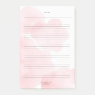 Pink Clouds To Do List Pad Post-it® Notes