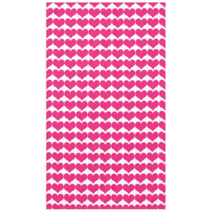Pink Coeurs mignons Motif Nappe