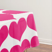 Pink Coeurs mignons Motif Nappe (In Situ)