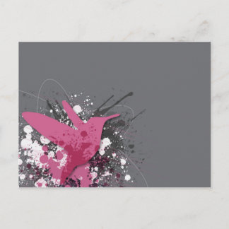 Pink Colibri Briefkaart