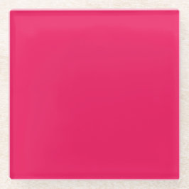 Pink Color Glazen Onderzetter