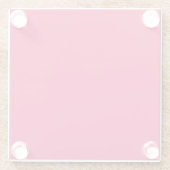 Pink Color Glazen Onderzetter (Achterkant)