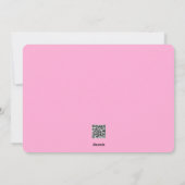 Pink Color Me Daisies Carte Anniversaire (Dos)
