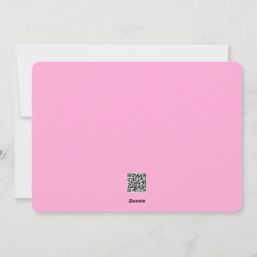 Pink Color Me Daisies Carte Anniversaire (Dos)