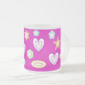 Pink colour Shapes mug (Devant droit)