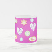 Pink colour Shapes mug (Centre)