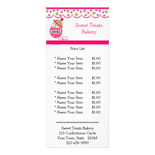 Pink Cookie Jar Reclamekaart