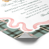 Pink Coquette Bow Bear Birthday Time Capsule Poster (Hoek)