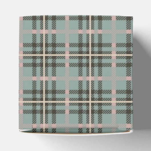 Pink Coquette Bow Bear Girl Birthday Favor Box Bedankdoosjes (Bovenkant)