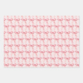 Pink Coquette Bow Inpakpapier Vel (Voorkant 2)