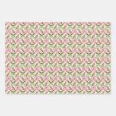 Pink Coquette Leopard Christmas Inpakpapier Vel (Voorkant 2)