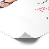 Pink Coquette Nurse Graduation Photo Affiche de bi (Coin)