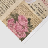Pink Corset on Newspaper Background Tissuepapier (Detail)