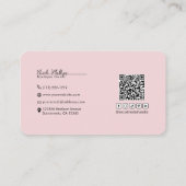 Pink Cotton Snoep Sugar & Gold Confetti Boutique Visitekaartje (Achterkant)